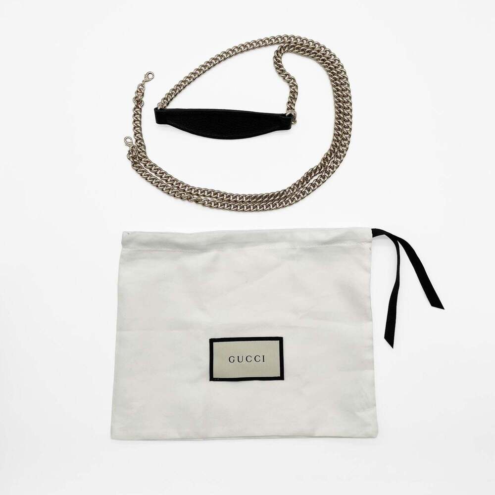 GUCCI Black Leather Shoulder Bag - Picture 9 of 9